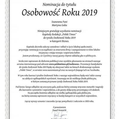 Nominacja Do Polska Times